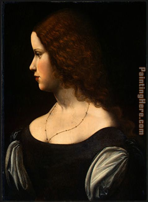 Portrait Of A Young Lady painting - Leonardo da Vinci Portrait Of A Young Lady art painting